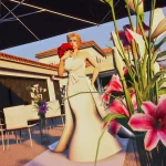 Amy Wedding dress for MP Female 1.0
