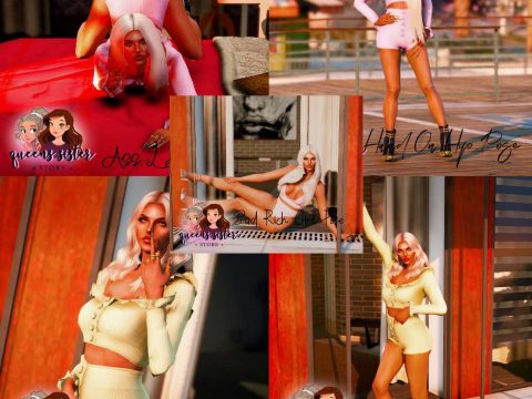 Bad Rich Girl Pose Pack for MP Female 1.0