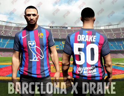 Barcelona x Drake T-Shirt for MP Male 1.1