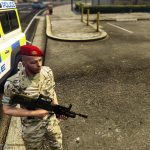 British Royal Military Police (RMP) red beret 1.1
