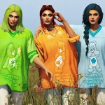 Don't Care Bears Shirt Pack for MP Female 1.0