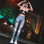 Chrome Hearts Jeans for MP Female 1.0
