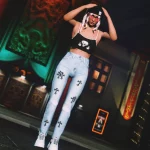 Chrome Hearts Jeans for MP Female 1.0