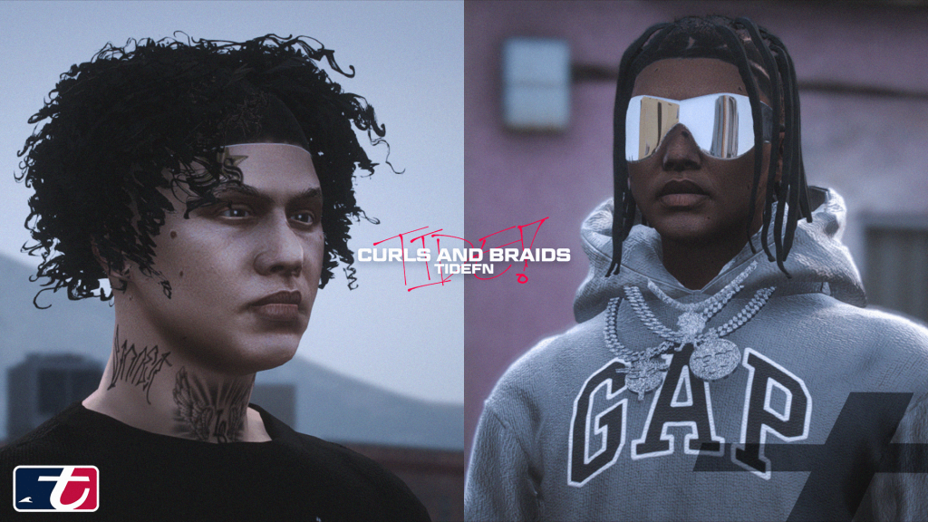 Curls And Braids Hair Pack For MP Male 1.0