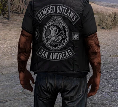 Demised Outlaws MC Vest [FiveM / MP Male]