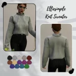 Elliesimple Knit Sweater for MP Female