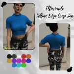 Elliesimple Lettuce Edge Crop Top for MP Female 1.0