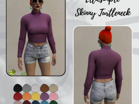 Elliesimple Skinny Turtleneck for MP Female 1.0