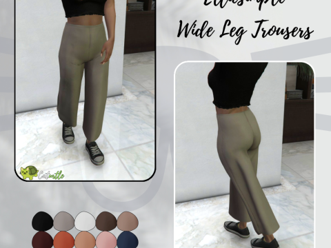 Elliesimple Wide Leg Trousers for MP Female