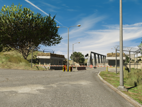 Fort Zancudo Bridge Entry and Shooting Range [YMAP] 1.0