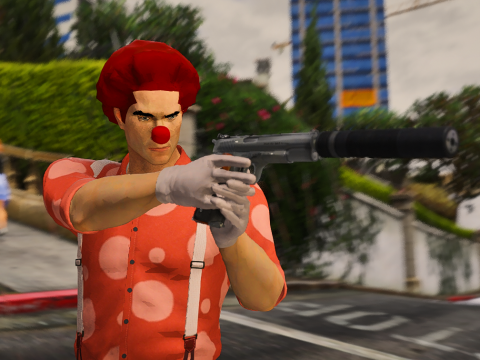 Hitman Clown Suit [Add-On Ped] 1.0