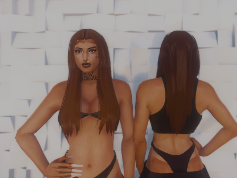 Isa Hair for MP Female 0.1