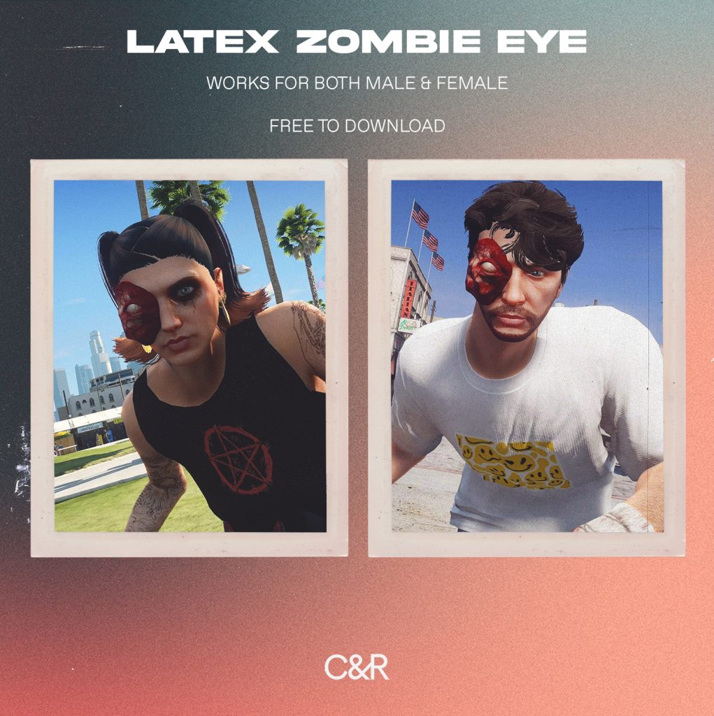 Latex Zombie Eye - MP Female/Male