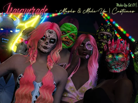Masquerade - Halloween Masks & Make-Up for MP male + MP female 1.0