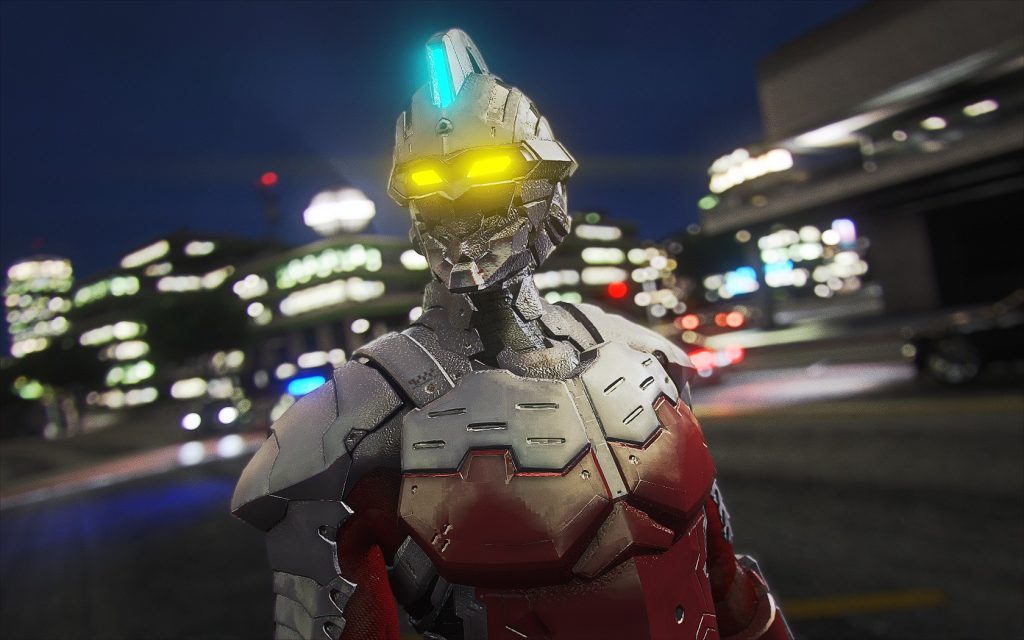 Mecha Ultraman Seven (Emissive effect) [Add-On Ped] 1.0