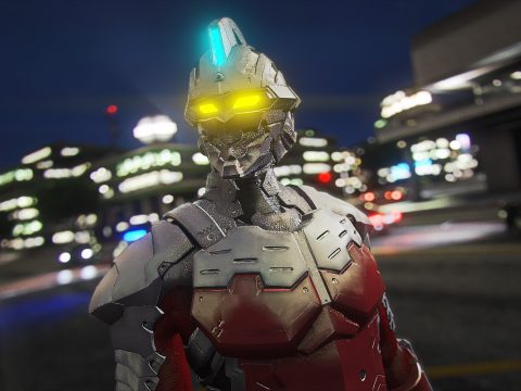 Mecha Ultraman Seven (Emissive effect) [Add-On Ped] 1.0