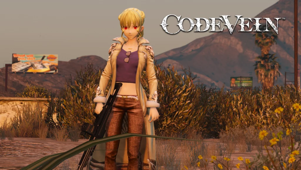 Mia Karnstein - Code Vein [Add-On Ped] 1.0