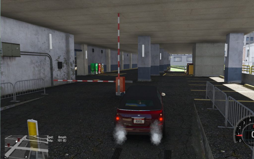 Open the parking barrier [YMAP] 1.0