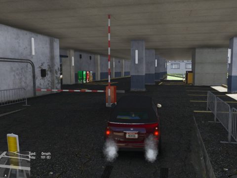 Open the parking barrier [YMAP] 1.0