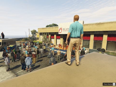 Paleto Bay Bank Protest [Menyoo] 1.0
