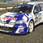Peugeot 206 WRC [Add-On / FiveM | Extras | Template | Tuning | LODs | VehFuncs V] 1.0