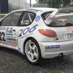 Peugeot 206 WRC [Add-On / FiveM | Extras | Template | Tuning | LODs | VehFuncs V] 1.0