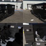 Police SWAT Team Transporter [Add-On | Template] 1.2