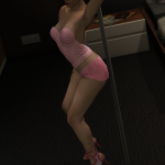 Random Female Pole Dance Pose Pack 1.0