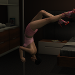 Random Female Pole Dance Pose Pack 1.0