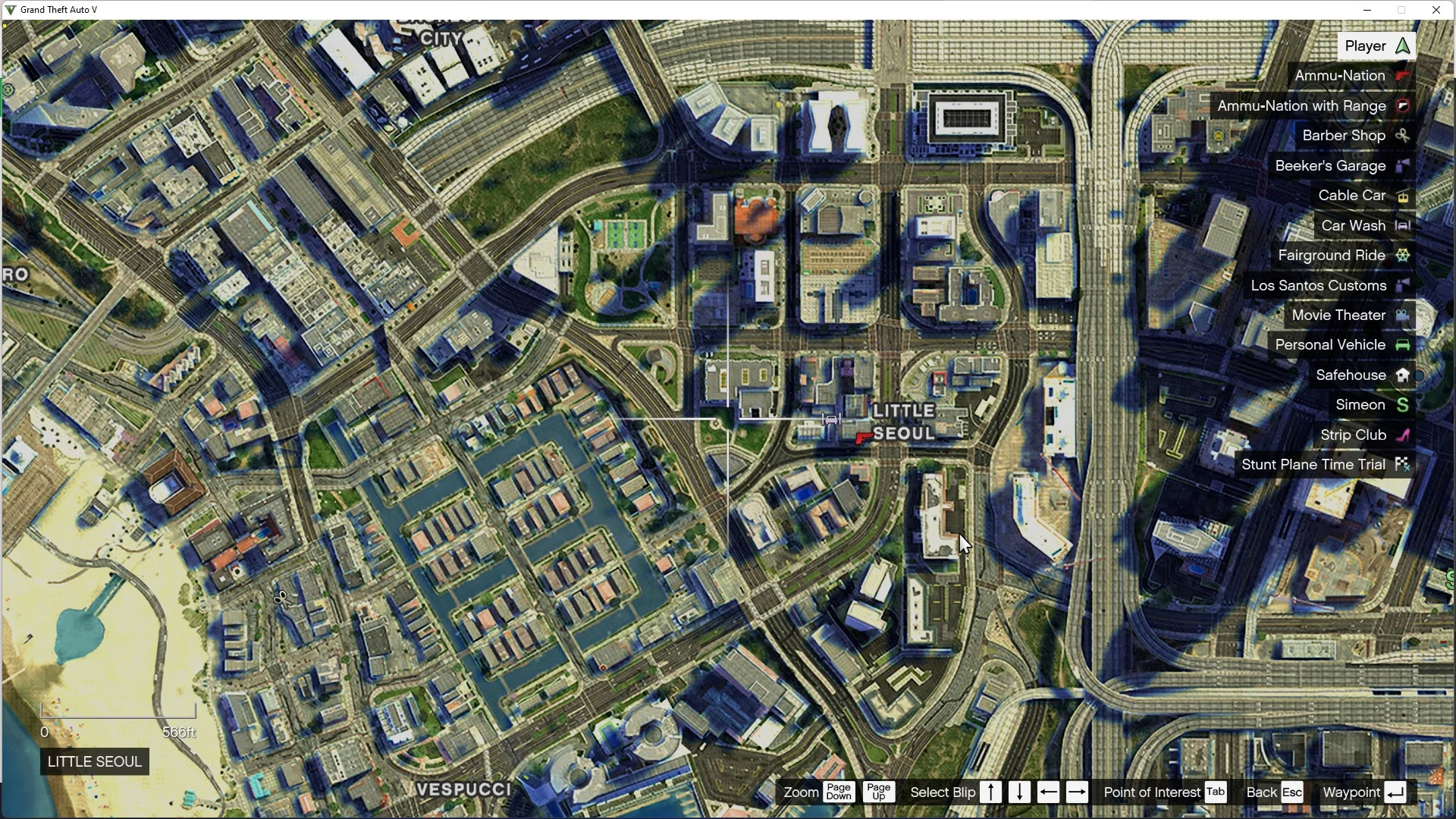 4K Satellite View Map bundled with radar mod & zoom script. - GTA5