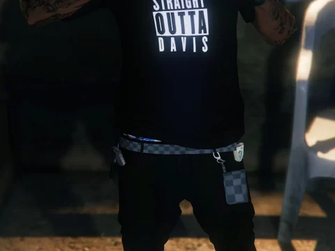 Straight Outta Davis Shirt for MP Male & Female 1.0