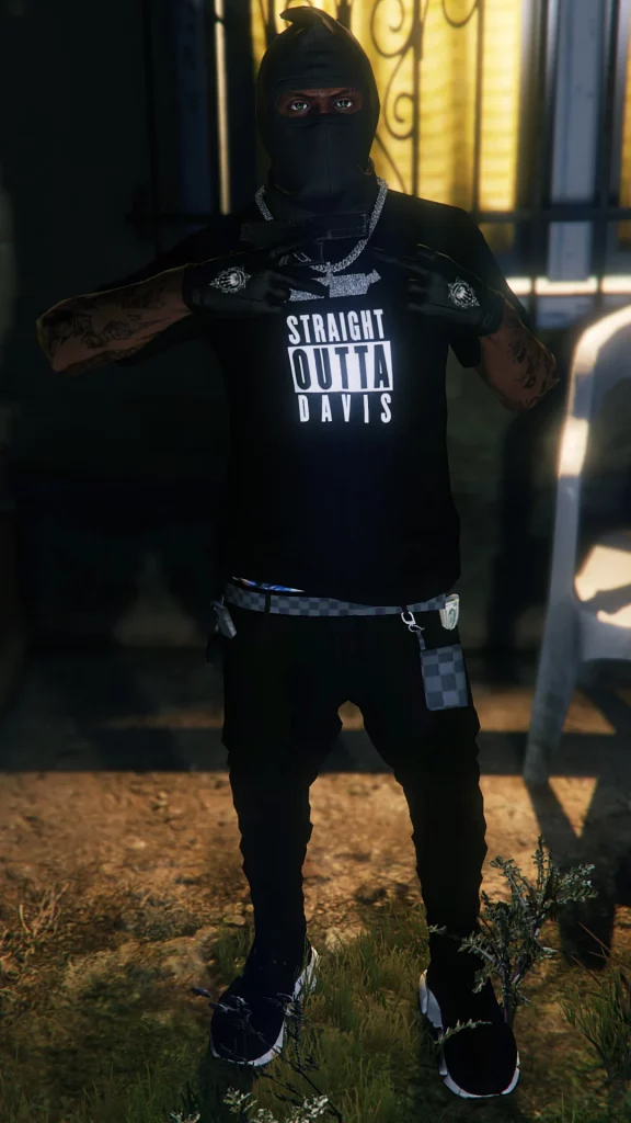 Straight Outta Davis Shirt for MP Male & Female 1.0