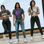 Stranger Things Shirt Pack for MP Female 1.0