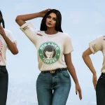 Stranger Things Shirt Pack for MP Female 1.0