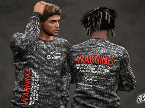 Warning Sweater Pack for MP Male 1.0