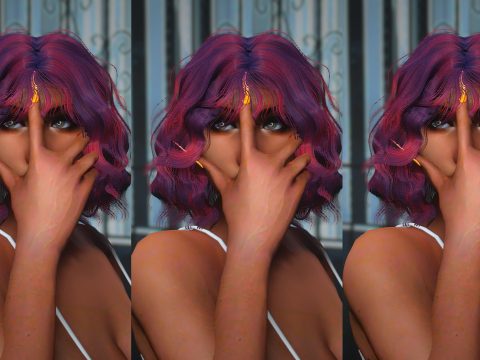 Wavy Bob for MP Female