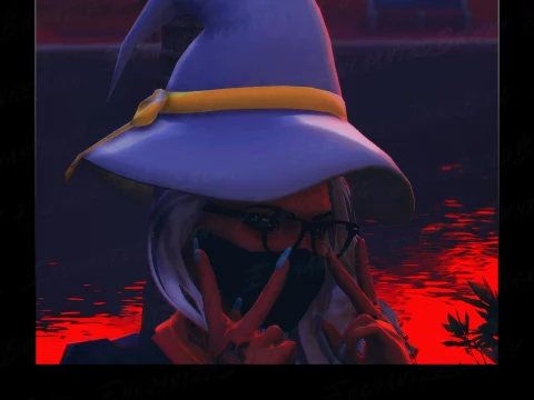 Witch Hat For MP Female (P Head) Final