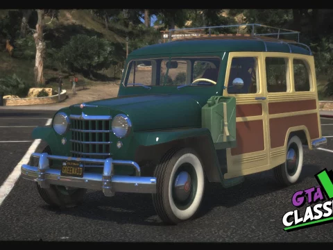 1950 Willys Station Wagon [Add-On | Extras | VehFuncs V | LODs] 1.0