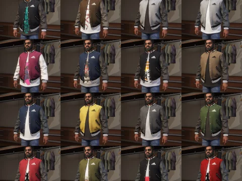Adidas Bomber Jackets Texture Pack for Franklin V1.1