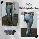Belted High-Rise Jeans for MP Female V1.0 Belted High-Rise Jeans for MP Female V1.0