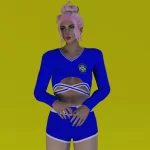 Brazilian World Cup 22 outfit for MP Female V1.0