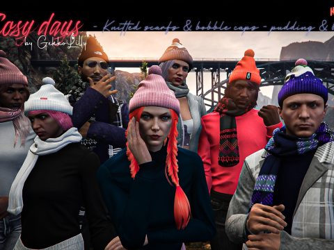Cosy days - bobble hats & scarfs for MP Female & MP Male V1.0.1