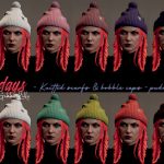 Cosy days - bobble hats & scarfs for MP Female & MP Male V1.0.1