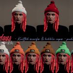 Cosy days - bobble hats & scarfs for MP Female & MP Male V1.0.1