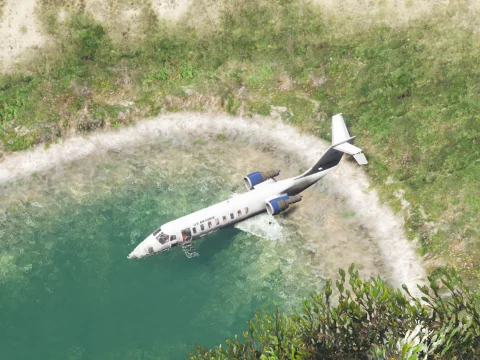 Crashed Plane Scene [Menyoo] 1.0
