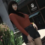 DNX Clothes - Turtleneck Sweater for MP Female 1.01