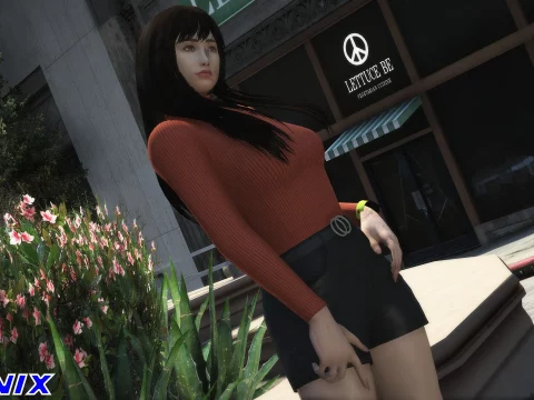DNX Clothes - Turtleneck Sweater for MP Female 1.0