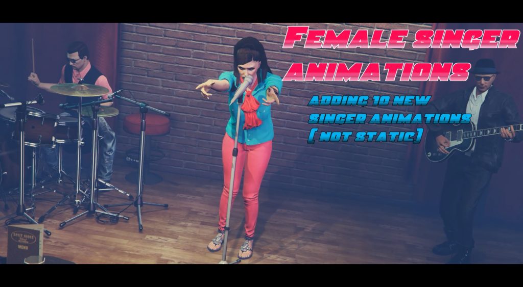 Female singer animations V1.0