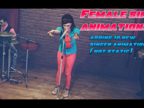 Female singer animations V1.0