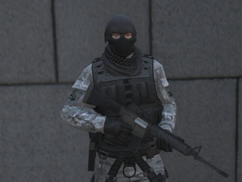 Full Black Tactical Ski Mask V1.0